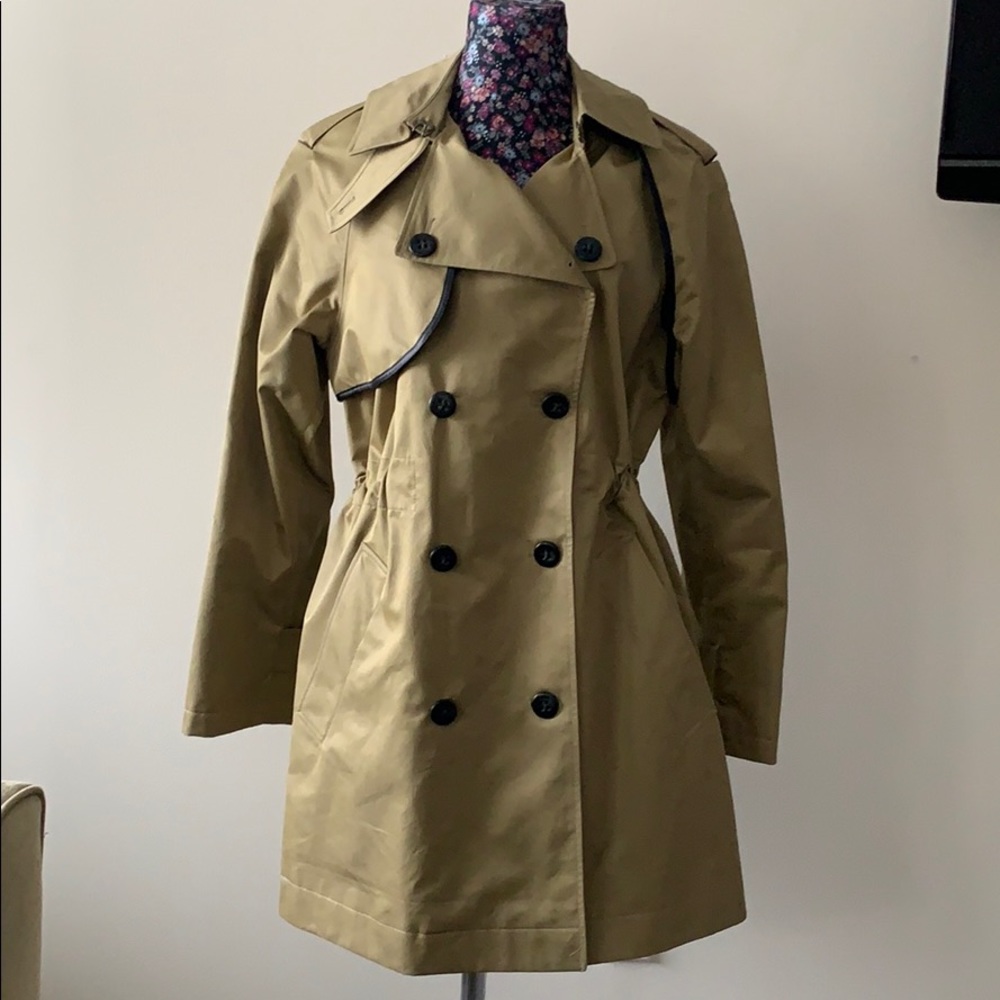 NWT Coach Cotton Convertible Trench